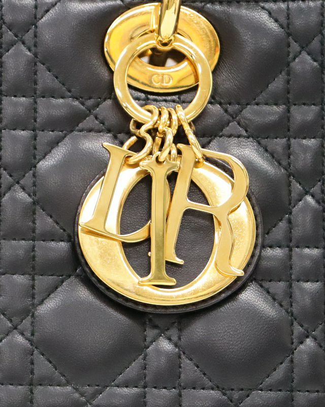 レディディオール　ゴールド CHRISTIAN DIOR レディディオール ミニバッグ ゴールド (Dior