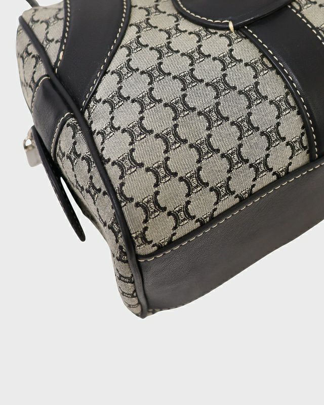 CELINE マカダム柄キャンバスショルダーバッグ | Hedy