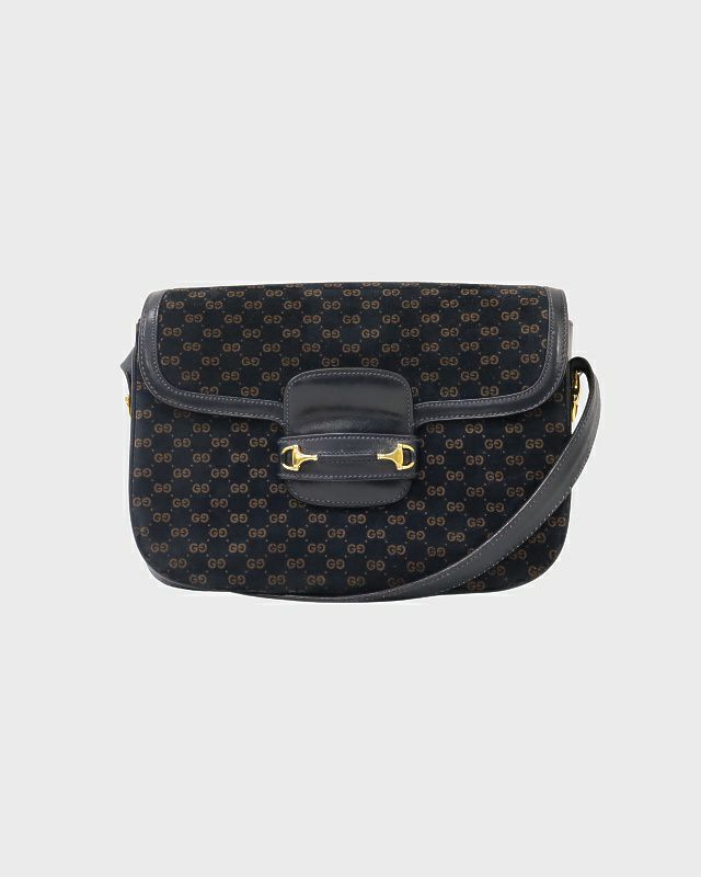 GUCCI インターロッキングレザーショルダーバッグ | Hedy
