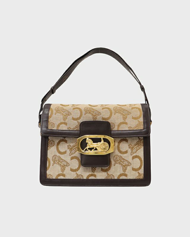 CELINE マカダム柄ワンショルダーバッグ | Hedy