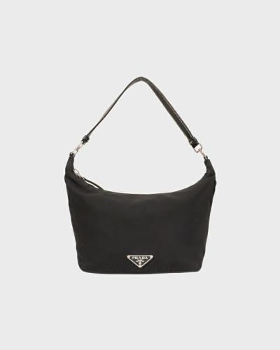 PRADA 三角ロゴ金具ナイロンハンドバッグ | Hedy
