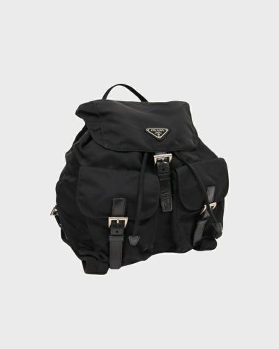 PRADA 三角ロゴ金具ナイロンリュックサック | Hedy