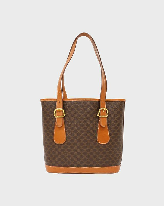 CELINE マカダム柄ブラゾン刻印トートバッグ | Hedy