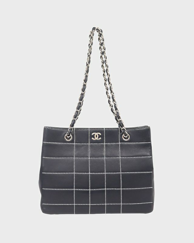 CHANEL チョコバーワイルドステッチチェーンショルダーバッグ | Hedy