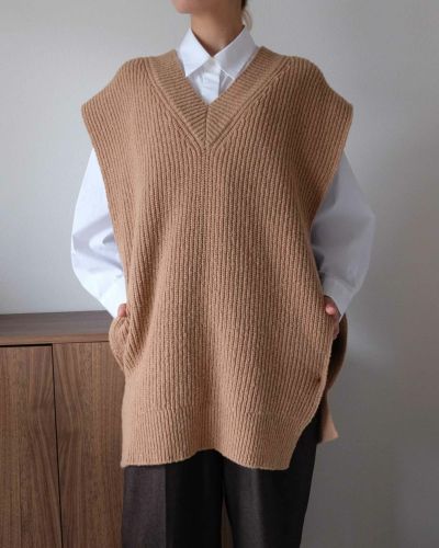 高級感✨イヴサンローラン シャギー ロングコート ストライプ M 大きいサイズ 高級感✨イヴサンローラン シャギー ロングコート ストライプ M 大きい