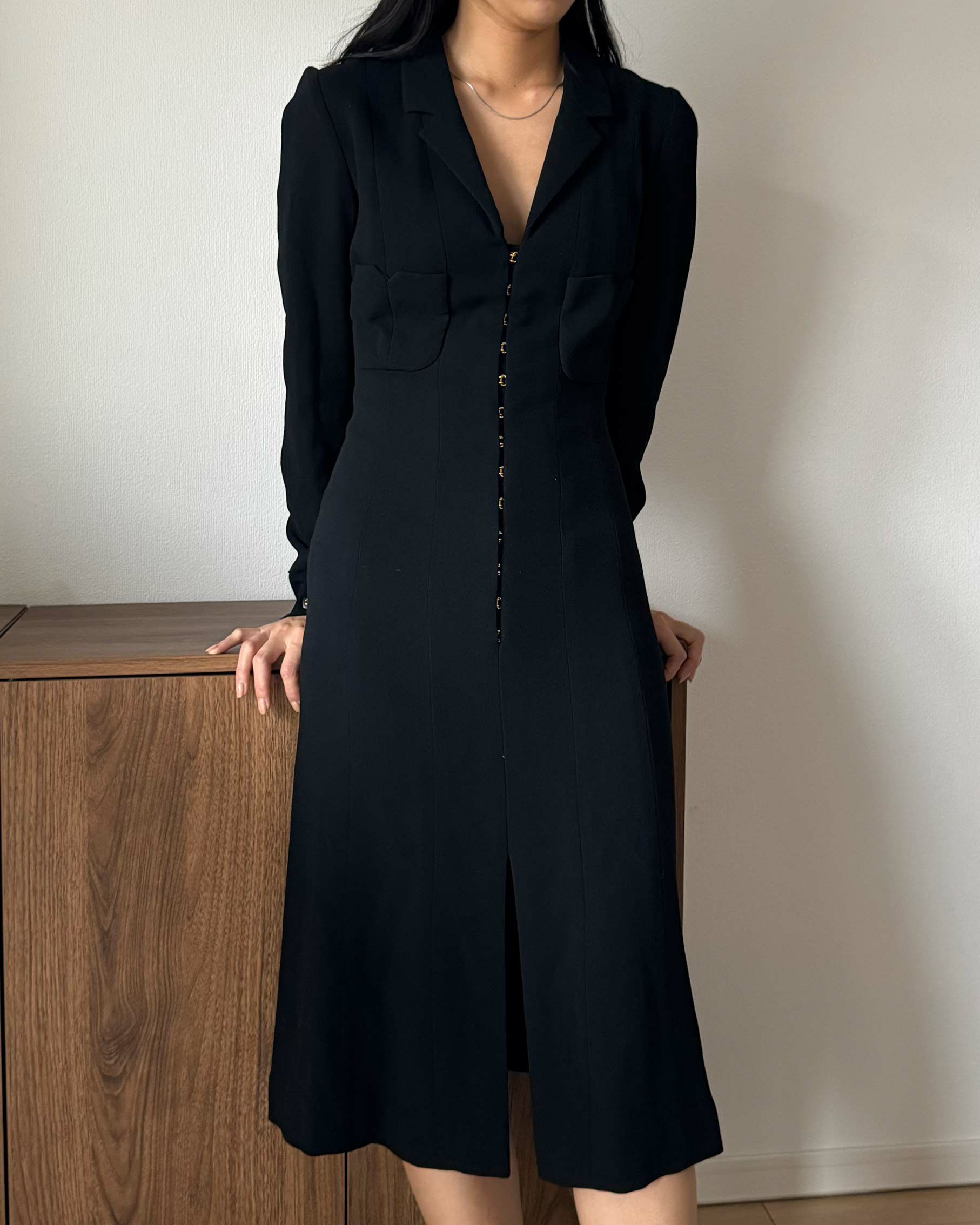 CHANEL テーラードロングワンピース | Hedy