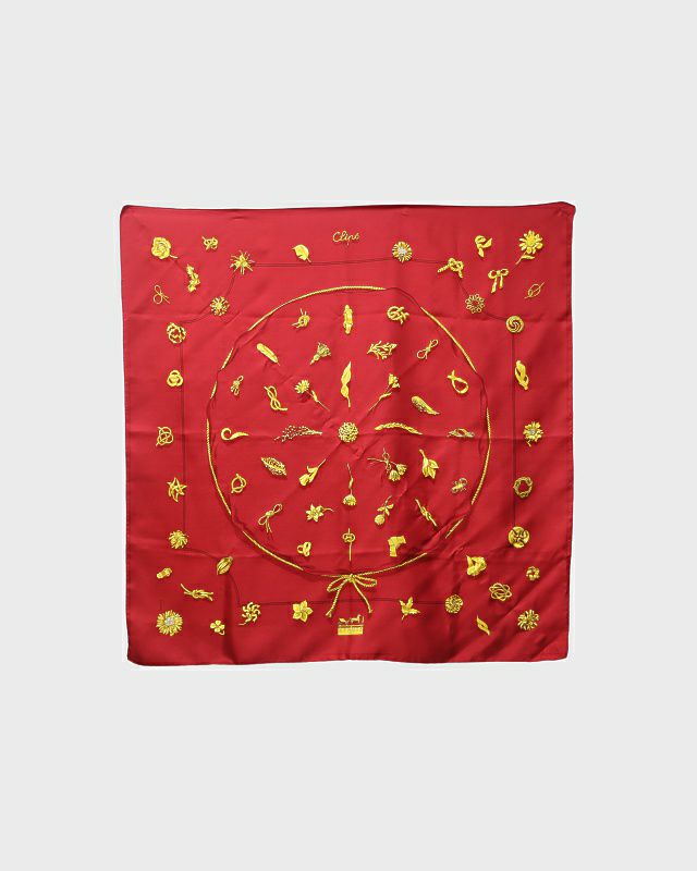 HERMÈS カレ90 赤 HERMES カレ90 | Hedy