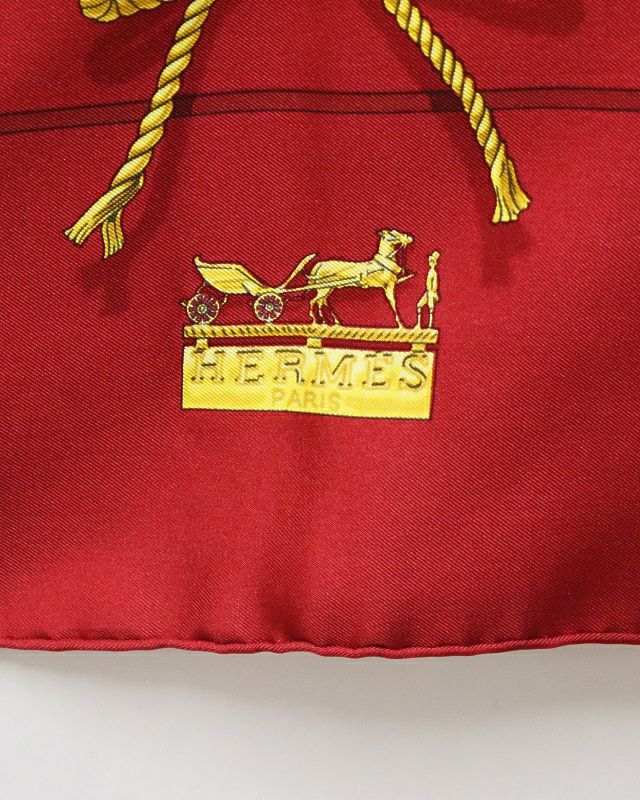 HERMÈS カレ90 赤 HERMES カレ90 | Hedy