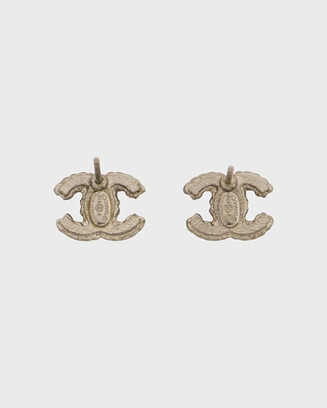 CHANEL ミニCOCOラインストーンピアス | Hedy