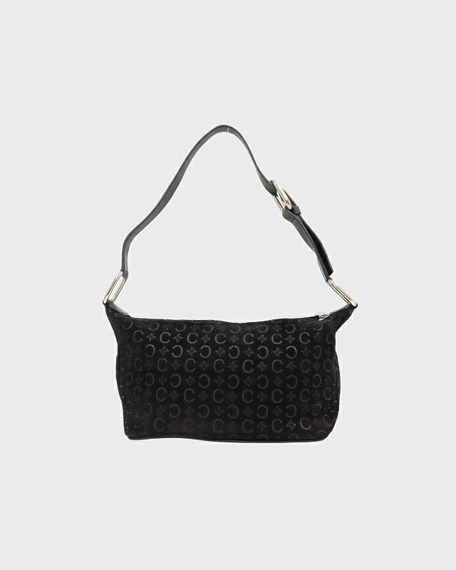 CELINE Cマカダム柄スエードワンショルダーバッグ | Hedy