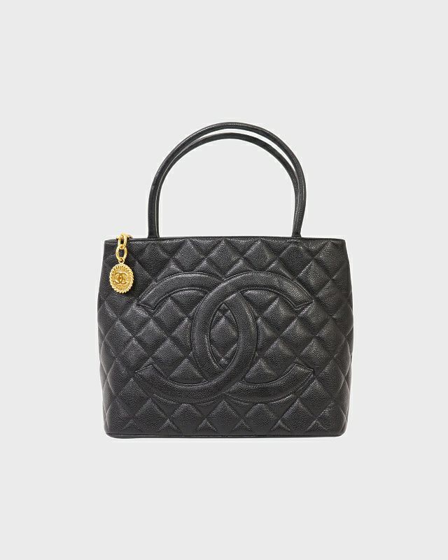CHANEL キャビアスキン復刻トートバッグ | Hedy