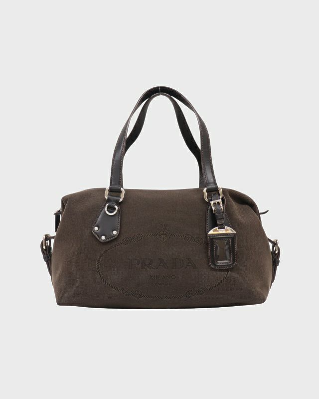 PRADA ロゴジャガードミニボストンバッグ | Hedy