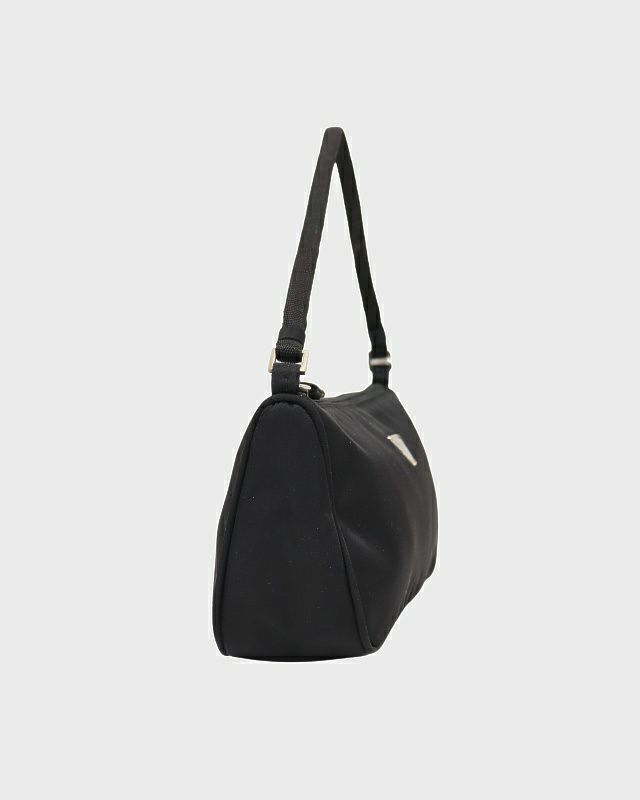 プラダ ハンドバッグ ワンショルダーバッグ ナイロン レザー 三角ロゴ 肩掛け PRADA（プラダ） トライアングルロゴ ホーボー ワンショルダーバッグ