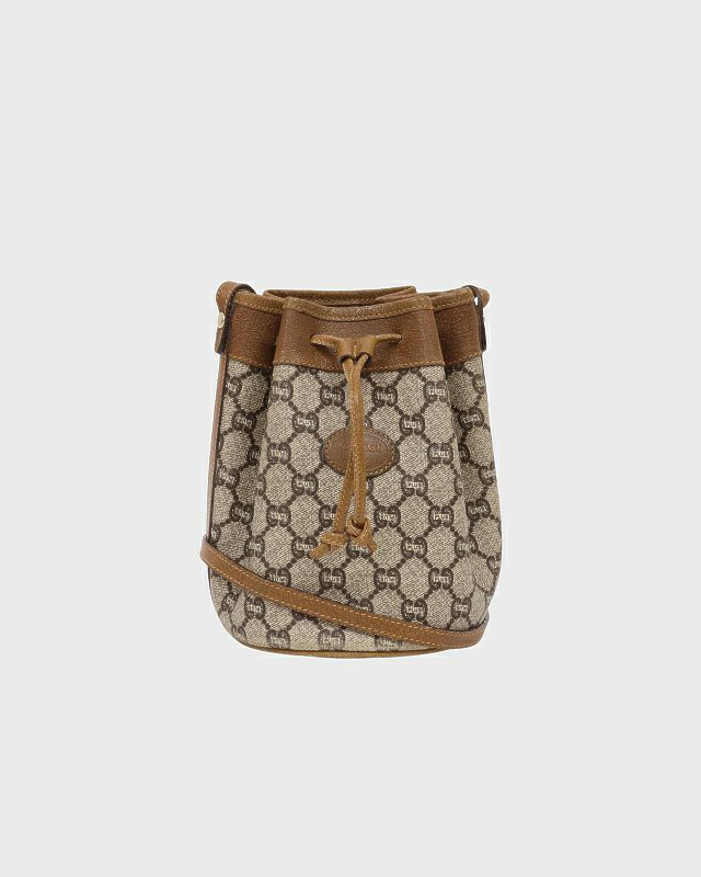 CELINE マカダム柄スエードショルダーバッグ | Hedy