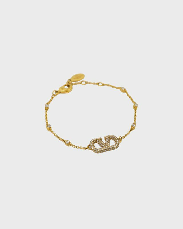 DIOR CDロゴラインストーンブレスレット | Hedy