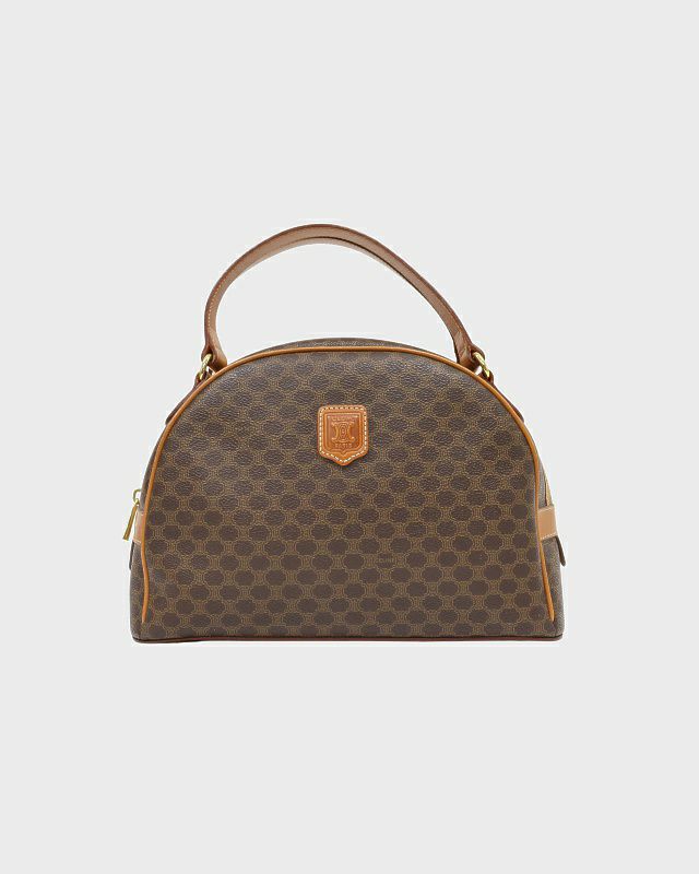 ビンテージCELINE ハンドバッグ Vintage Celine Brown Leather Triomphe Box Bag – The Hosta