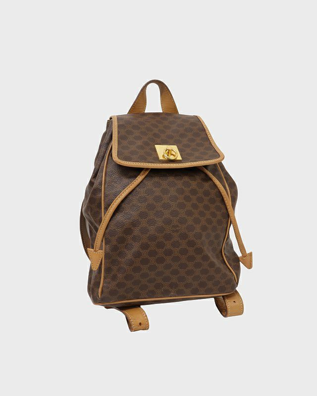 CELINE マカダム柄スエードショルダーバッグ | Hedy