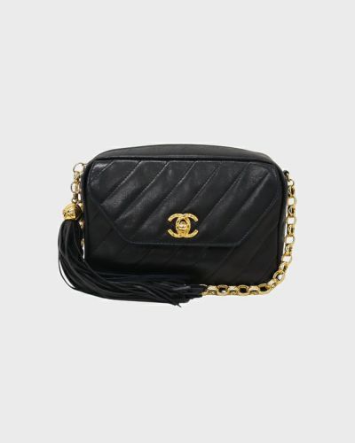 CHANEL タッセル付きマトラッセチェーンショルダーバッグ | Hedy