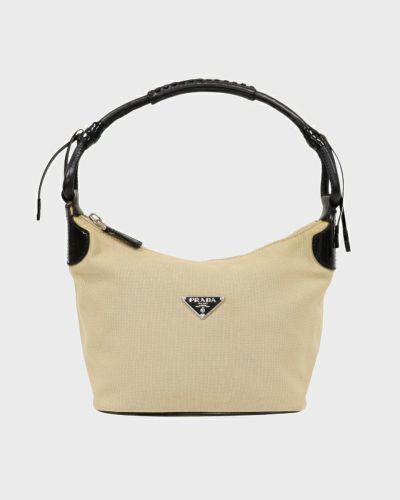 PRADA 三角ロゴ金具ナイロンレザーワンショルダーバッグ | Hedy