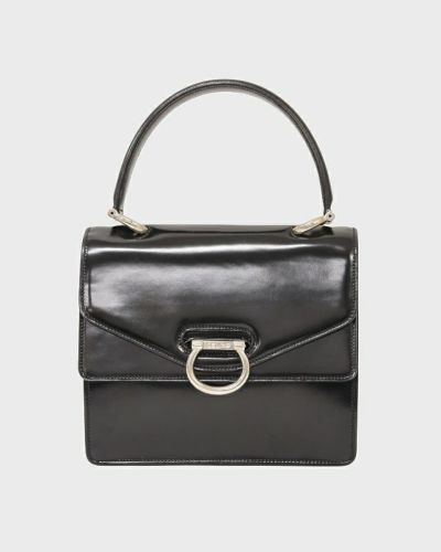 CELINE <br>ガンチーニ金具Wフラップハンドバッグ