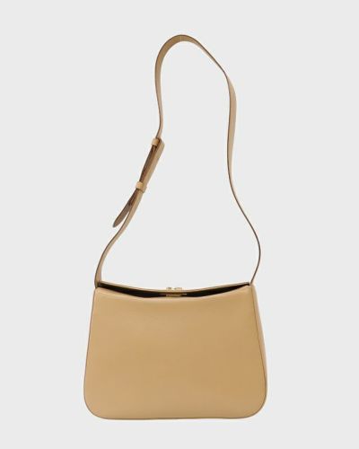 Ferragamo <br>ガンチーニ金具レザーショルダーバッグ