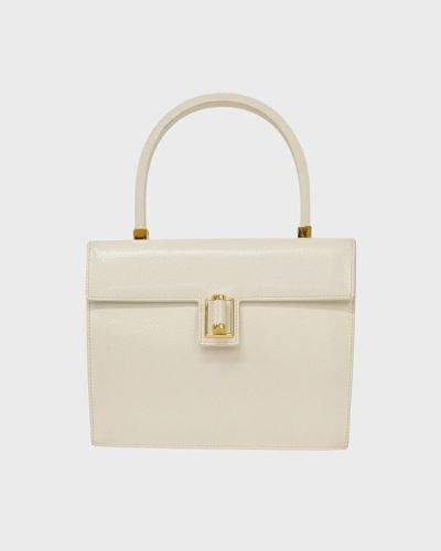 GUCCI <br>ターンロックレザーハンドバッグ