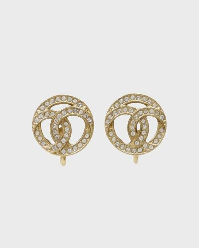 CHANEL COCOマトラッセラウンドイヤリング CHANEL COCOマークラウンドイヤリング | Hedy