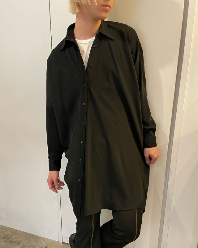 Maison Margiela アシンメトリーシャツワンピース MM6 アシンメトリーシャツワンピース | Hedy