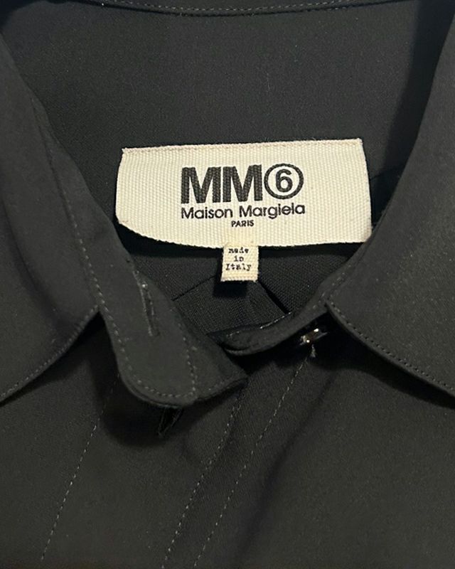 Maison Margiela アシンメトリーシャツワンピース MM6 アシンメトリーシャツワンピース | Hedy