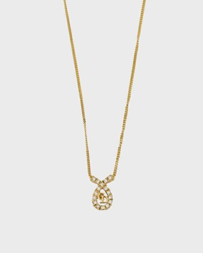DIOR <br>CDラインストーンネックレス