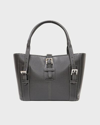 LOEWE <br>ロゴ刻印シュリンクレザートートバッグ