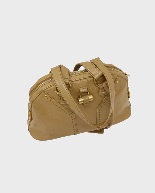 YSL ロゴ刻印レザーハンドバッグ YSL ロゴ刻印レザーハンドバッグ | Hedy