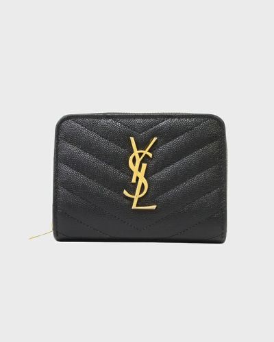 YSL <br>モノグラム コンパクトジップアラウンドウォレット