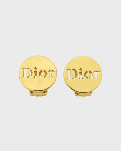 DIOR ロゴサークルイヤリング DIOR ロゴサークルイヤリング | Hedy