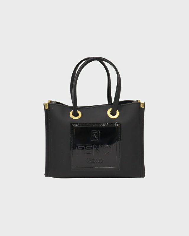 【着後レビューで 送料無料】 FENDI ロゴレザーミニハンドバッグ Hedy | バッグ