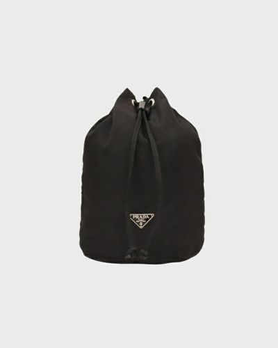 PRADA　ポーチ　三角ロゴ　巾着　ナイロン 訳アリ品】PRADA(プラダ)巾着バッグ ポーチ ナイロン 三角ロゴ