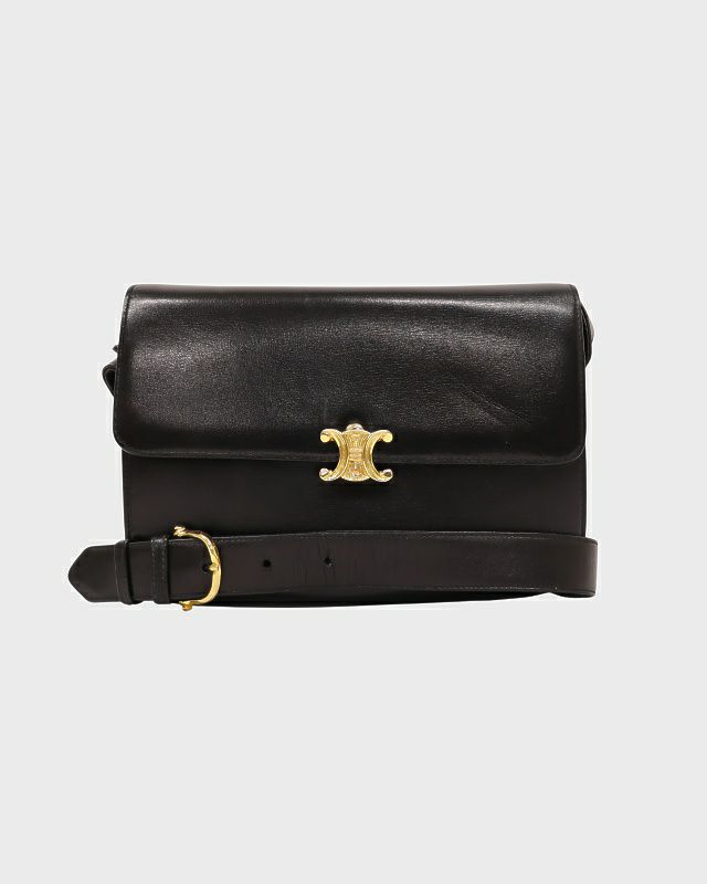 CELINE ティーン トリオンフ バッグ / シャイニーカーフスキン