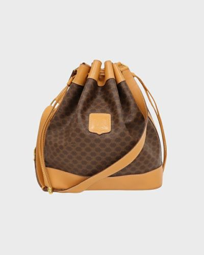 楽天市場】【バッグ】CELINE セリーヌ マカダム柄 巾着バッグ